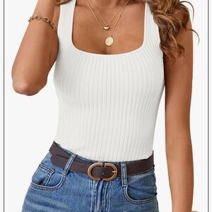 New White Tank Top